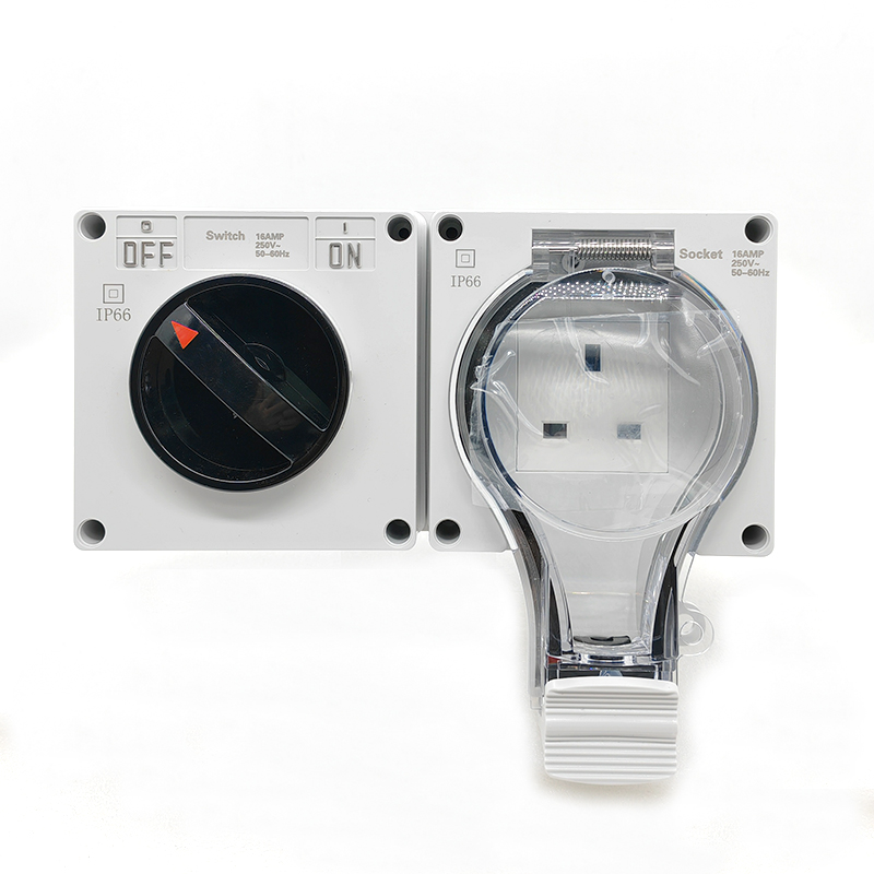 Power Switch Outdoor - IP66 Водонепроницаемая настенная розетка Источник питания