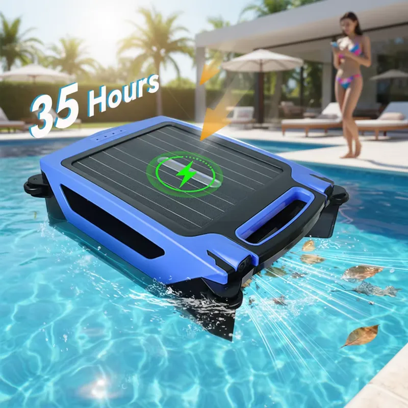 Outdoor Power Vacuum - Автоматический робот-пылесос для бассейнов на солнечной