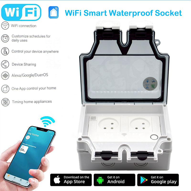 Power Switch Outdoor - Умная розетка 16А, водонепроницаемая IP66, уличный