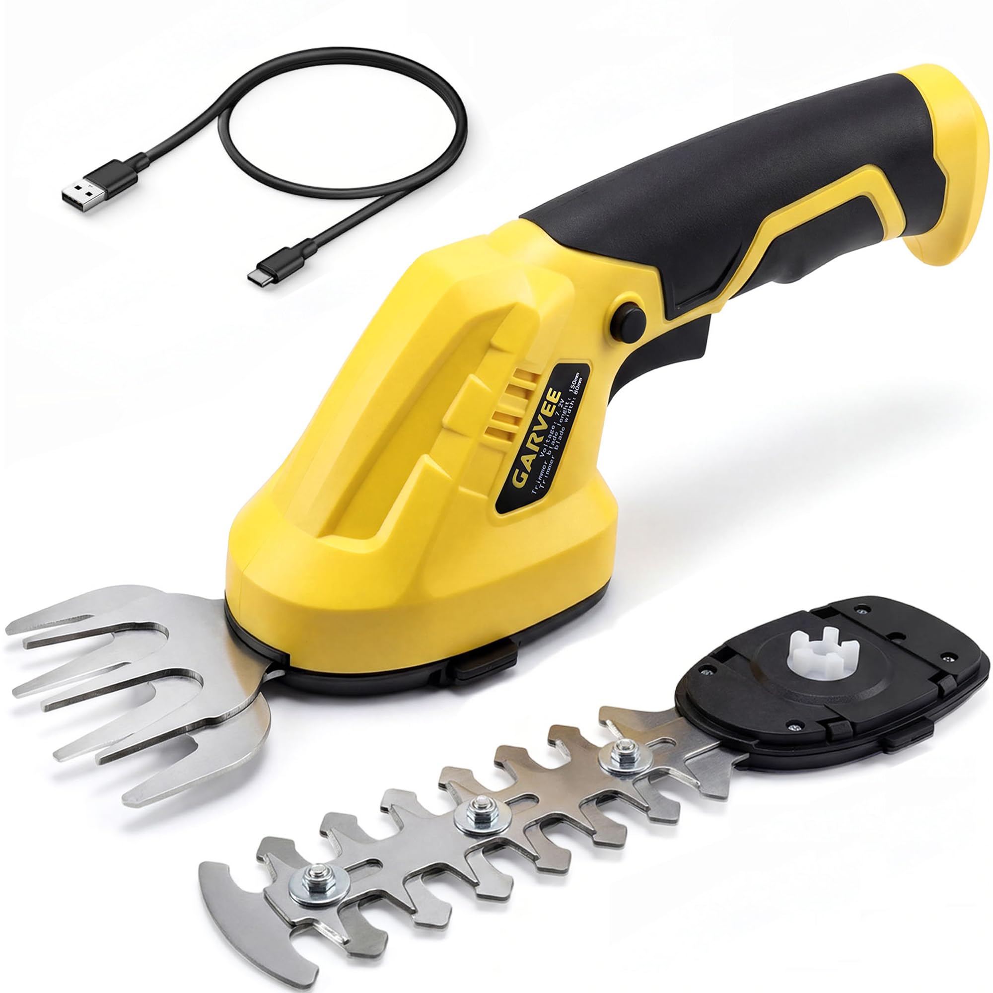 Hedge Trimmer Cordless - Аккумуляторные ножницы-триммер 2-в-1 для травы и