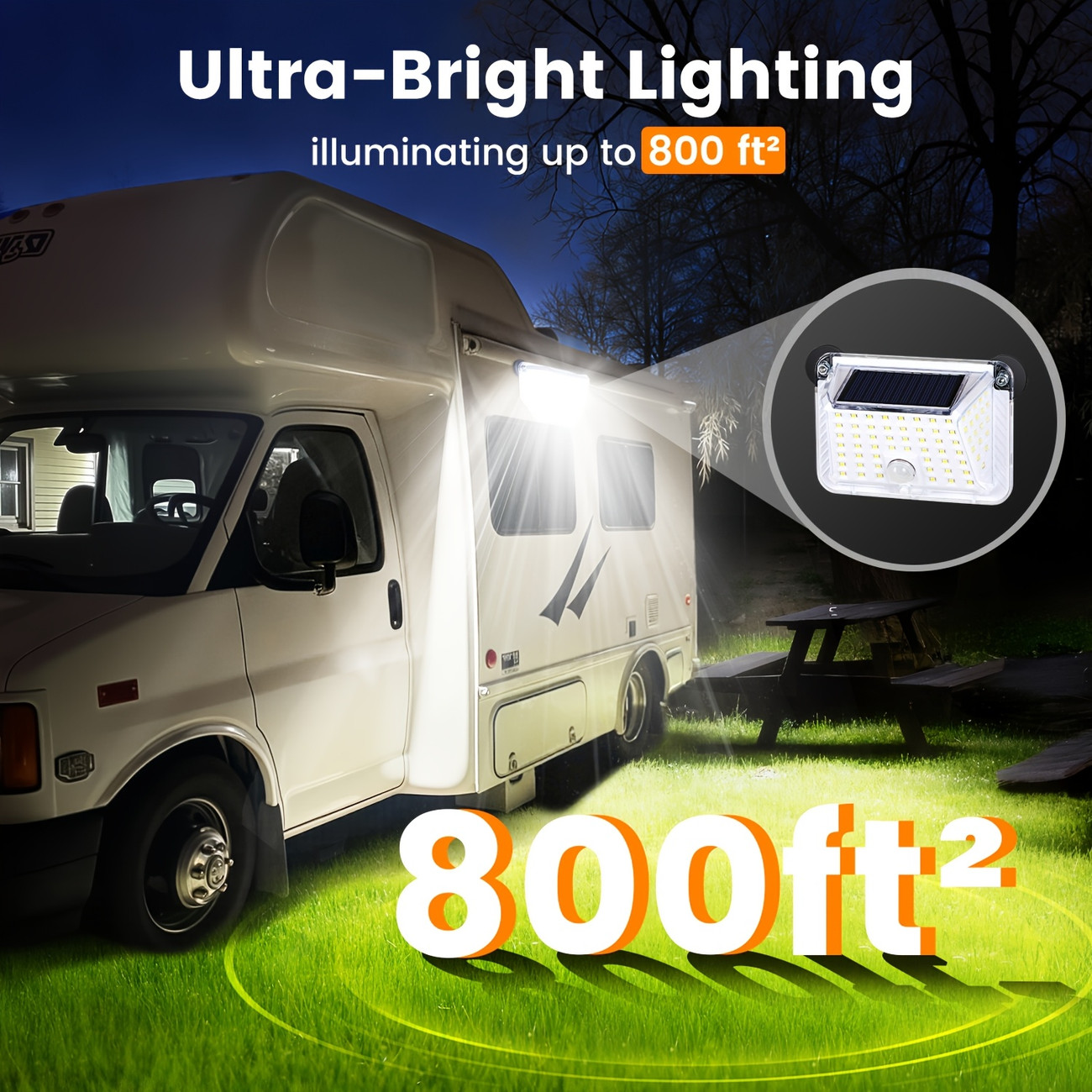 Outdoor Power G Motion - Магнитная солнечная лампа для прицепа с