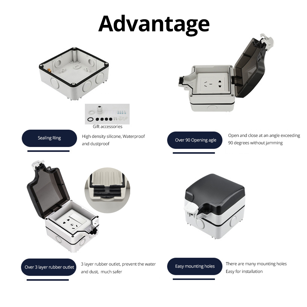 Wallpad IP66 пылезащитный водо – обзор и цена Power Switch Outdoor