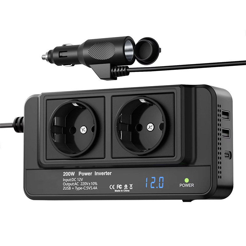 Автомобильный инвертор 200 Вт, – обзор и цена Outdoor Power Adapter Usb C