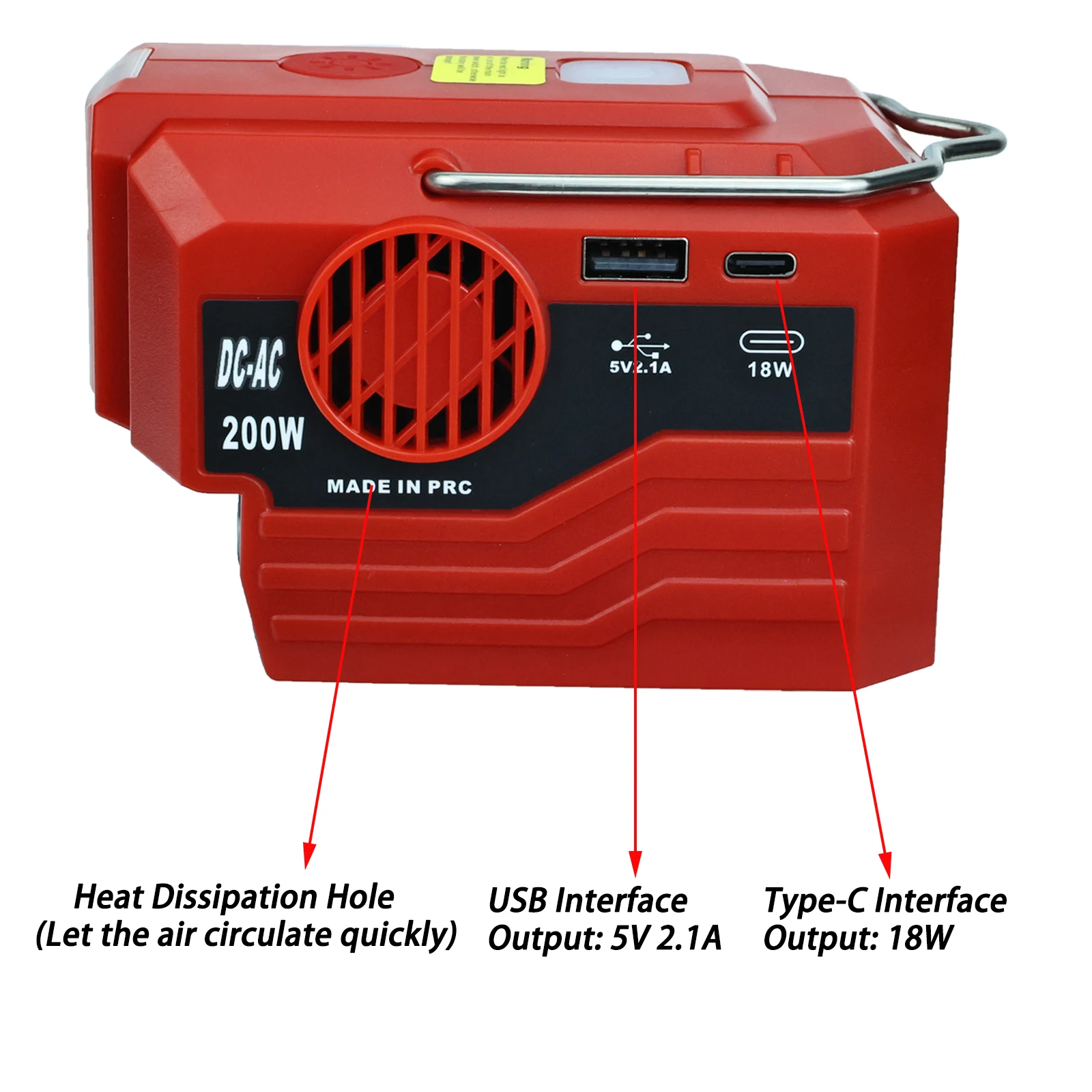 Портативный инвертор мощности  – обзор и цена Outdoor Power Inverter
