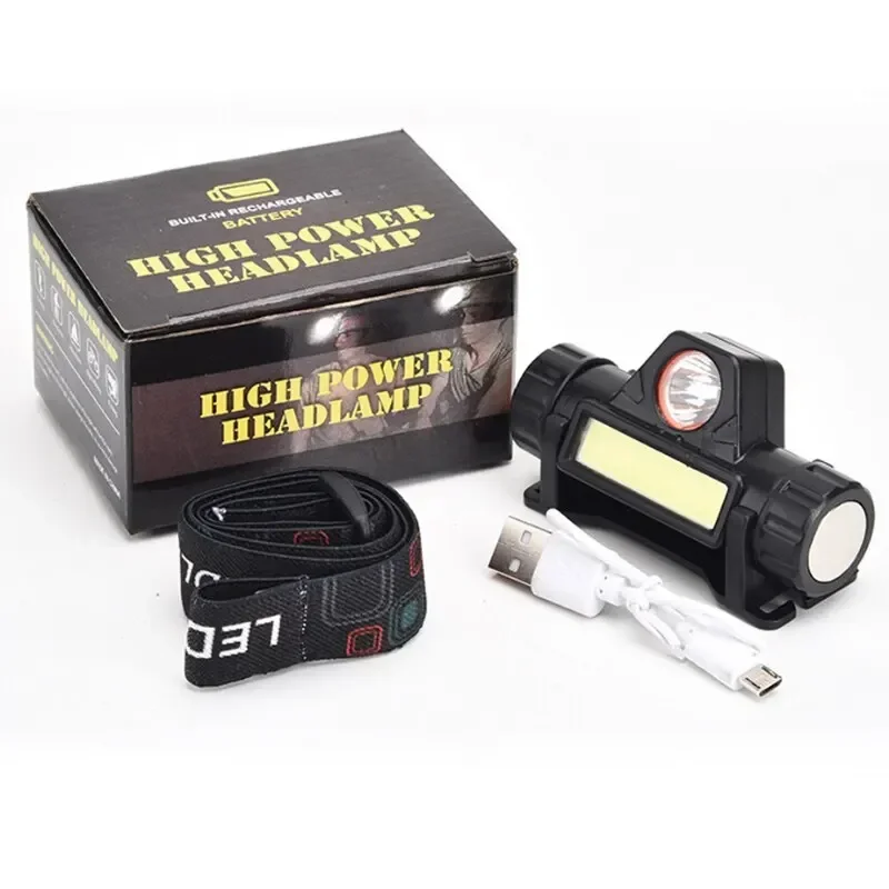 Мощный налобный фонарь LED, пе – обзор и цена Outdoor Power Kit