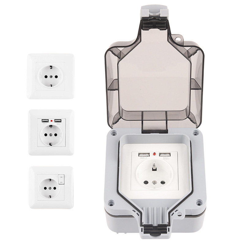 IP66 уличная всепогодная 16A з – обзор и цена Power Switch Outdoor