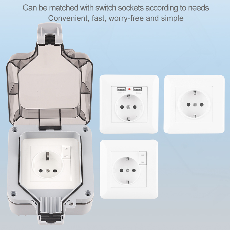 IP66 уличная всепогодная 16A з – обзор и цена Power Switch Outdoor