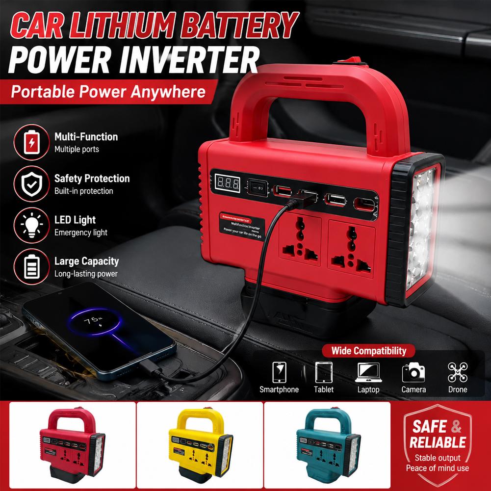 Портативный инвертор, совмести – обзор и цена Outdoor Power Inverter