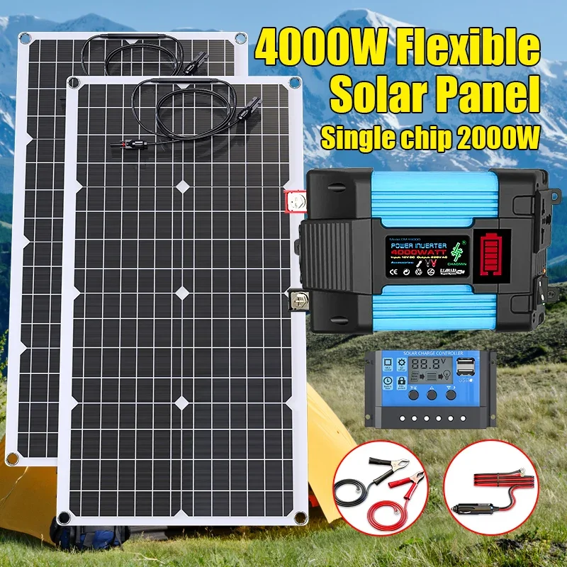Комплект солнечной панели 4000 – обзор и цена Outdoor Power Inverter